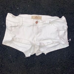 Hollister White Shorts size 13